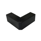 Esquinero Exterior Color Negro de PVC Auto Axtinguible, Para Canaleta TMK-1720-N-CC (5210-02003)